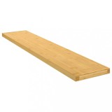 Cumpara ieftin Raft de perete, 100x20x2,5 cm, bambus