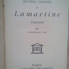 Francisque Vial - Oeuvres choisies de Lamartine (1930)