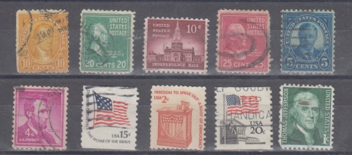 A7 T1 16 - Timbre foarte vechi - America