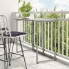 VidaXL Masă de grădină pliabilă gri 90x51x75 cm Poly Ratan 4108256