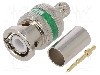 Conector BNC, 75&Omega;, tata, aurit, BELDEN - 1694ABHD3