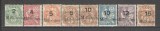 Franta.1921 Posta in Port Said-supr. 8 buc. XF.728, Nestampilat