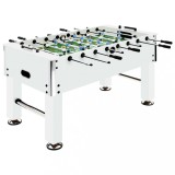 Masa de fotbal, alb, 140x74,5x87,5 cm, otel, 60 kg GartenMobel Dekor, vidaXL