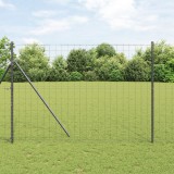 VidaXL Gard Euro Gri 1.6x10 m Oțel
