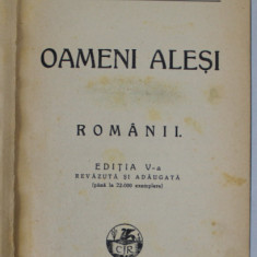 OAMENI ALESI : ROMANII de I. SIMIONESCU , 1942