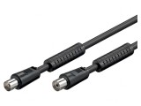 Cablu Coaxial 75&Omega; 1,5m 9,5mm Priză-Mufă