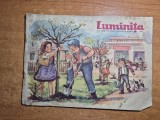 revista pentru copii - luminita - aprilie 1961 - poezii , cantece,jocuri ,benzi desenate,divertisment