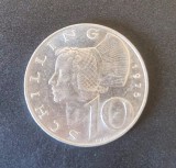 Austria 10 Schilling 1975 moneda cupru nichel km # 2918