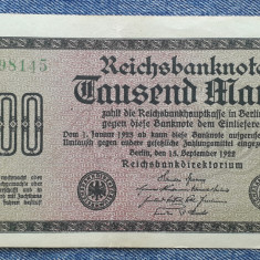 1000 Mark 1922 Germania / marci seria 398145