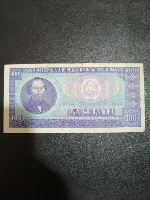 Bancnota UNA SUTA LEI - 100 Lei - 1966