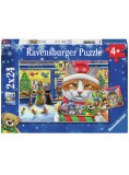 Ravensburger Puzzle Christmas Kitties 2x24pcs (12004059)