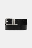 MICHAEL Michael Kors curea de piele cu două fețe culoarea negru, 559162
