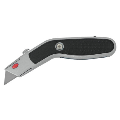 Cutter metalic cu lama retractabila, 62 mm x 4, corp metalic foto