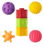 Set de joaca pentru baie Cuburi si mingiute -7 piese, Oem
