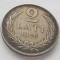347. Moneda Letonia 2 lati 1926 - Argint 0.835