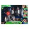 Set Jucării de Rol, 6 &icirc;n 1, Multicolor, Include Binoclu, Cască cu Lumină, Detector de Mișcare, Lumină UV, Lansator de Discuri, Ochelari Portocalii, 9