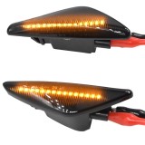 Set 2 x Semnalizare Dinamica Secventiala aripa LED compatibil BMW X3 F25 X5 E70 X6 E71 X6 E72