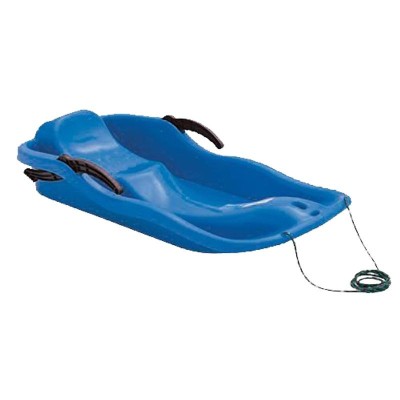 Sanie bob pentru copii RACE cu frane, 87x40 cm, plastic rezistent foto