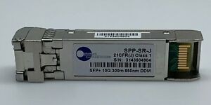 GBIC Ptomark SPP-SR-J 21CFR ( J )Class 1SFP+ 10G 300m 850nm DDM foto