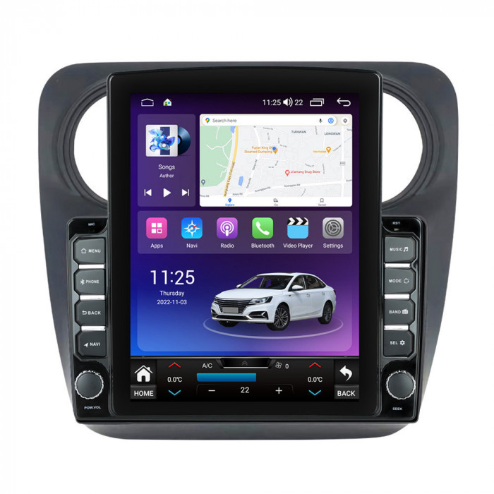 Navigatie dedicata cu Android Dacia Sandero II 2012 - 2020, 4GB RAM, Radio GPS