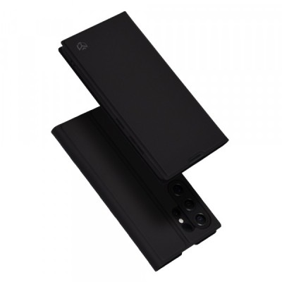 Husa pentru Samsung Galaxy S25 Ultra S938, Techsuit, Magskin Book, Neagra foto