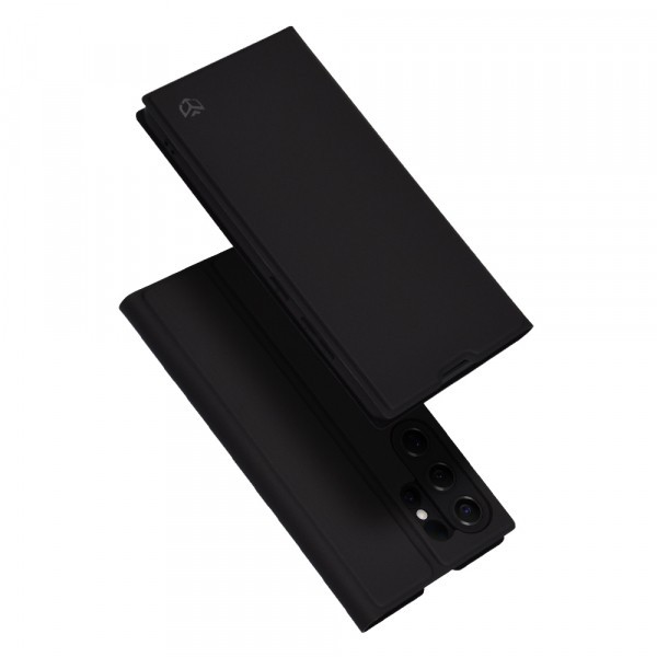 Husa pentru Samsung Galaxy S25 Ultra S938, Techsuit, Magskin Book, Neagra
