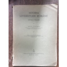 Sextil Puscariu - Istoria literaturii romane. Epoca veche