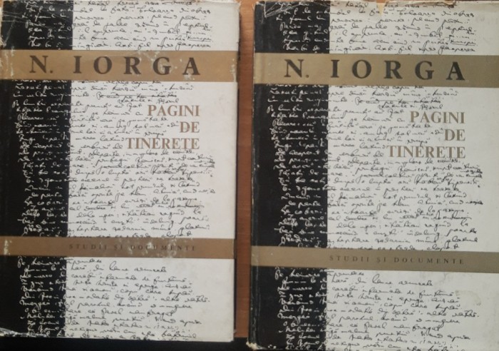 N. Iorga - Pagini De Tinerete (2vol)
