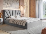 Pat tapitat dublu Regalia Slim 200x160x90 cm