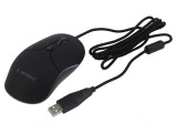 Mouse optic negru USB A cu cablu 1,8m și 6 butoane, Gembird