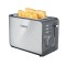 Prajitor de paine Samus, 850 W, 2 felii, 7 trepte prajire, oprire manuala, carcasa inox/plastic, Argintiu