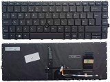 Tastatura Laptop, HP, EliteBook 845 G7, iluminata, cu point sticker, layout UK