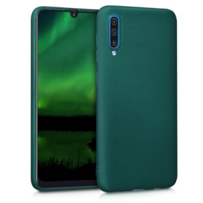 Husa pentru Samsung Galaxy A50, Silicon, Verde, 48056.170 foto