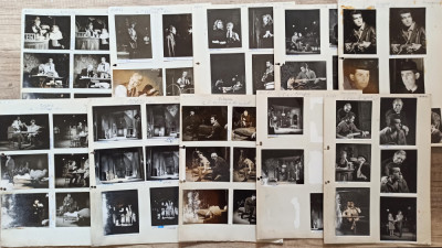Scene din piesa Euridice, Teatrul National 1966// lot 90 fotografii, Iurie Darie foto