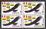 Spania 1985 - A 15-a aniversare a Pactului Andin, Bloc de 4, MNH, Nestampilat