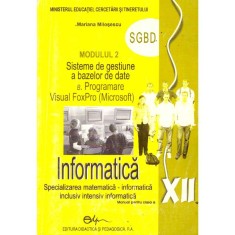 Mariana Milosescu - Informatica. Specializarea
