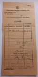 Document interbelic , cupon