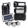 Kit solar doua panouri solare acumulator incarcare telefon, Radio mp3, 3 becuri, Fotovoltaic