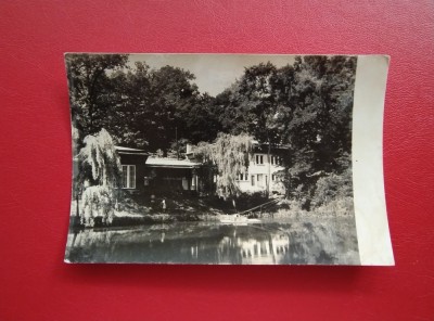 CARTE POSTALA - RPR - SOVATA - LACUL NEGRU - BAILE CALDE foto