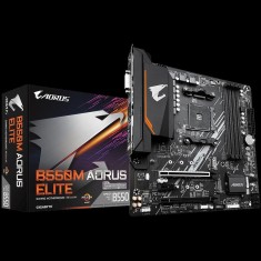 Placa de baza gigabyte amd b550m aorus elite 4 x ddr4 dimm sockets supporting up foto