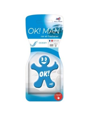 Odorizant auto Real Fresh, OK!MAN Polimer Ocean foto