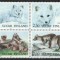 Finlanda 1993 Mi 1202/05 bloc MNH - WWF: Vulpea polara
