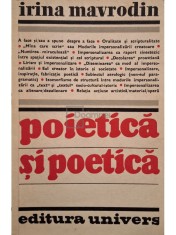 Irina Mavrodin - Poietica si poetica (Editia: 1982) foto