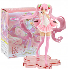 Figurina Hatsune Miku Sakura 18 cm foto