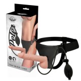 Harness Atracție Rnes Peter cu penis inflatabil de 18 cm și 3,5 cm