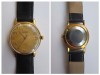 Ceas barbati vintage de colectie, mecanic, placat cu aur ZARJA / ZARIA, Penza - Rusia / URSS / USSR, 17 rubine, anii '60, functional, Mecanic-Manual