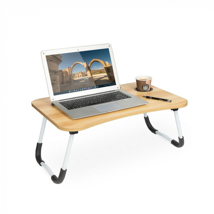 Masa pentru Laptop plianta din MDF, dimensiune 60 x 39,5 cm