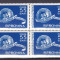 ROMANIA 1963 LP 562 CONGRESUL MONDIAL AL FEMEILOR MOSCOVA BLOC DE 4 TIMBRE MNH