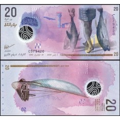Maldive 2020 - 20 rufiyaa, necirculata