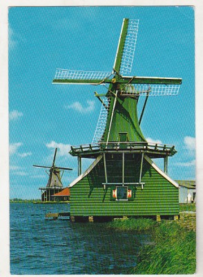 bnk cp Moara de vant - Olanda - circulata foto